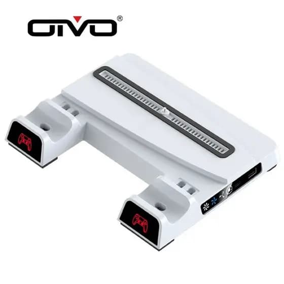 Suporte Base PS5 Com LED USB-C Carregador P/ Controle