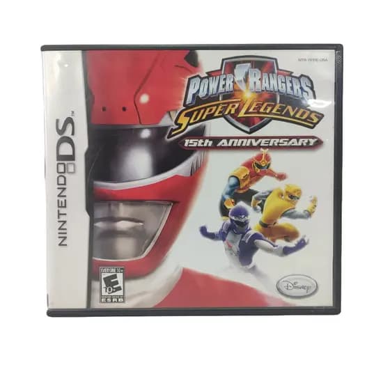 Jogo Power Rangers Super Legends 15th Anniversary Ds Usa Original