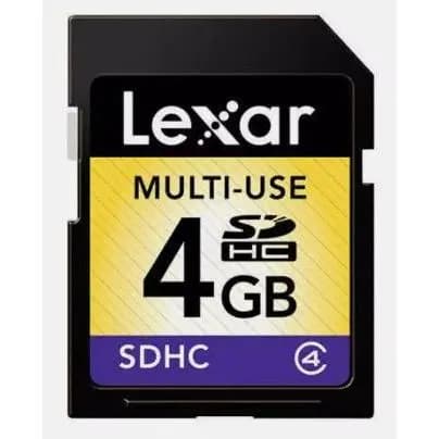 Cartão de Memória 4GB Lexar Cartão SD 4GB