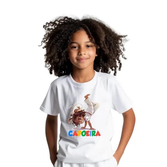 Camiseta Tshirt Feminina Capoeira
