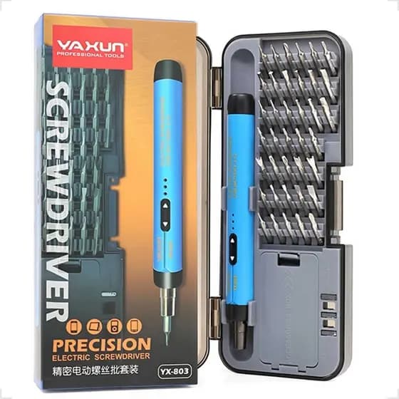 Micro Parafusadeira Elétrica Com 38 Peças De Precisão Yaxun YX-803
