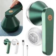Removedor de Fiapos Elétrico Papa Bolinhas Sem Fio Recarregável USB Roupas Tira Pelos Bivolt