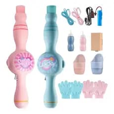 Brinquedo Bolhas de Sabão Varinha Mágica Spray Lança C/ Fumaça Luz Som Infantil Bolhinha de Sabão