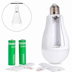 Lâmpada de Emergência Luz LED Recarregável C/ Bateria Interna Branca 20W Bivolt Recarga Automática