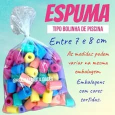 Espumas Coloridas Para Piscina De Bolinhas Infantil Criança Sortidas