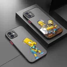 O Filme Simpsons Capa De Telefone Celular Mate Para Apple iPhone 15 14 11 12 13 Pro Mini XS X Max XR 7 8 6 6S Plus SE 2020 2022