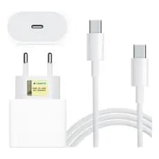 Carregador Tipo C 18w Carregador Fone De Ouvido Preto conector de cabo carregador tipo c