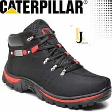 Bota Adventure Masculino Coturno Caterpillar Lona Sola Borracha