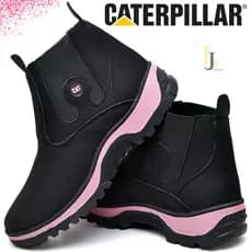 Bota Caterpillar  Coturno Feminino Estilo Texana Calce Facil