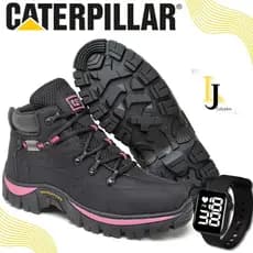 Bota Botinha Coturno Feminino Adventure Caterpillar + Relogio OFERTA