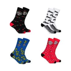 Meias Masculina Cano Alto Longo Estampada Algodão 39/43 Hoahi Style Original
