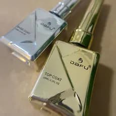 Top Coat e Base Gel Dafu 10ml - Brilho Intenso, Longa Duração e Proteção Modelo DF-TP10-DF-PT10