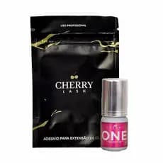 Cola Extensão de Cílios Profissional Secagem Rápida 3ml Alta Retenção-Cola One-Cherry Lash