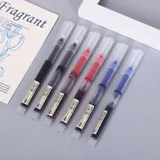 Kit 2/3/4 Caneta Rollerball Gel 0,4mm Secagem Rápida e Fluxo Contínuo-Caneta Secagem Rápida