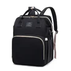 Mochila Bolsa Maternidade Lequeen Original Impermeável Porta mamadeira Fralda Menina Menino