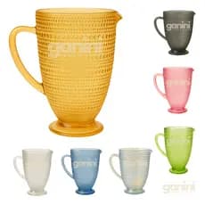 Jarra Perola 1L / 370ML Ambar de Qualidade e Resistente para Água Suco Bebida Almoço Jantar Restaurante