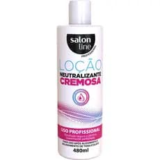 Loção Neutralizante Cremosa Profissional Salon Line 480ml Permanente Afro