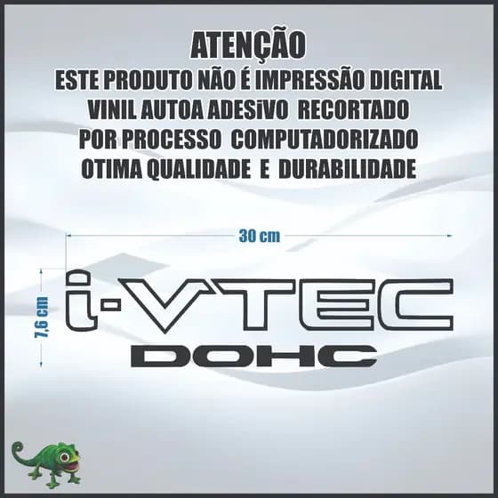 Par De Adesivos Laterais Honda Civic I-vtec Dohc