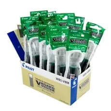 Refil De Tinta Pincel De Quadro Branco Pilot Wbs Cx/12unid. VERDE