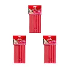 Pano Microfibra Limpeza Cozinha Pia 30x30cm Rosa Kit C/ 3 Un