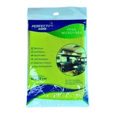 Pano Microfibra Multiuso Limpeza Cozinha Verde 40x40cm Perfect