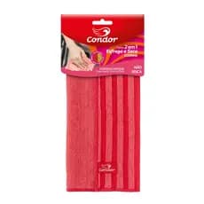 Pano de Microfibra Esfrega e Seca Pia Cozinha 30x30cm Rosa - Condor