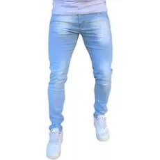 Calça Jeans Super Skinny Masculina Lycra Clara Linha Premium