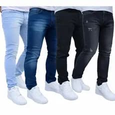 Kit 04/ Kit 03/ Kit 02/ Calças Jeans Masculina com Elastano Premium