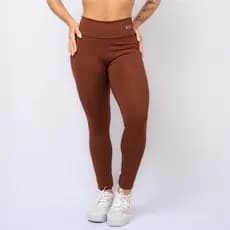 Calça Legging Fitness Cintura Alta Feminina Sem Transparência Básico Corrida Inverno