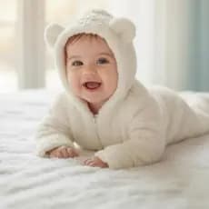 Macacão para Bebê Teddy Carneiro Inverno Frio Pelucia Bichinho