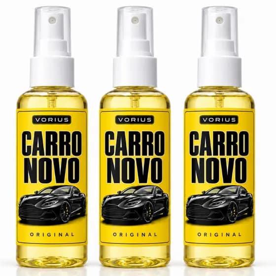 Cheirinho de Carro Novo Aromatizador Spray Automotivo Elimina Odores Aroma Premium