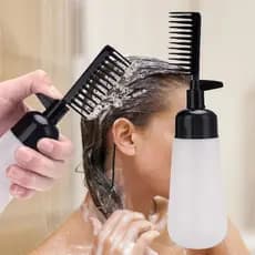 Pente Frasco Aplicador De Coloração Tinta Para Cabelo
