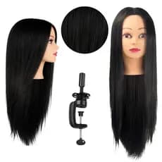 Cabeça Treinamento Cabelo Orgânico Cortes Penteados Cachos, Ondulado e liso Suporte