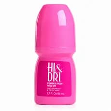 Kit  Desodorante Hi&Dri Rollon 50 ml Powder Fresh - 1, 3, 4 ou 6 unidades.