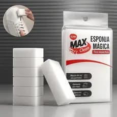 Esponja Mágica Tira Manchas e Riscos Multiuso Melamina Branca Tênis e Superfícies Premium