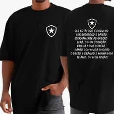 Camisa Torcedor Botafogo Furia Jovem Time Glorioso Alvinegro Futebol ref 03 30.1 03