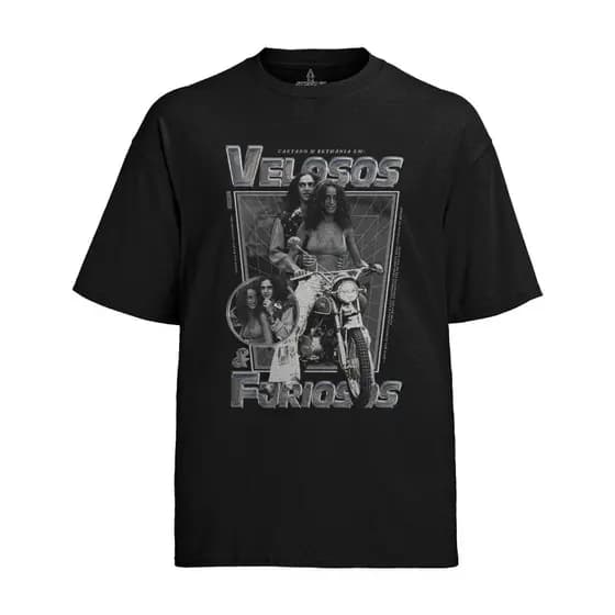 Camiseta Graphic Tee Tshirt Caetano & Bethania Velosos & Furiosos 03