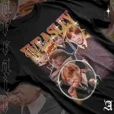 Camiseta Basica Algodao Ron Weasley Family Hogwarts Graphic Unissex 03