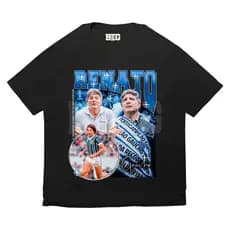 Camisa Basica Camiseta Renato Gaúcho Idolo Tecnico Futebol Unissex Bootleg Oficial 02 03