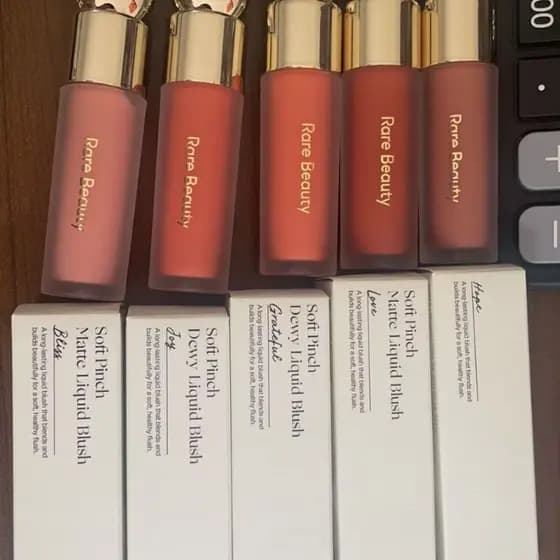 Rare Beauty Líquido Blush Sombra BLISS 7.5ML Cada
