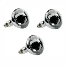 Kit 3 Lâmpada Aquecimento Salgados Hambúrgues 250w 220ve27