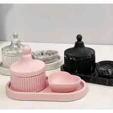 Kit Moldes de Silicone para Resina e Trabalhos com Gesso