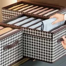 Colmeia Organizadora Xadrez com 6 Divisórias  Organizador de Gaveta para Roupas Íntimas, Meias e Acessórios