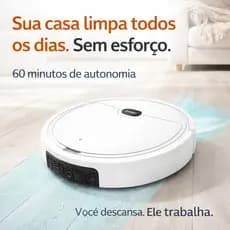 Robô Aspirador de Pó 110v Recarregável 2800Pa Com Sensor e Filtro HEPA