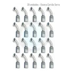 20 Unidades Escova Carvão Serra Mármore Makita Cb303 Redondo