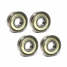 Kit 4 unidades Micro Rolamentos Blindado 608 ZZ 8x22x7
