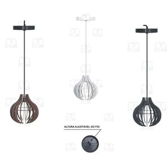 LUMINARIA LUSTRE PENDENTE ANA MARIA 1 LAMPADA TETO AREA INTERNA QUARTO SALA COZINHA AREA GOURMET