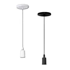 KIT 3 LUMINÁRIAS PENDENTE SOQUETE 1 LÂMPADA AREA INTERNA QUARTO SALA COZINHA AREA GOURMET BIVOLT