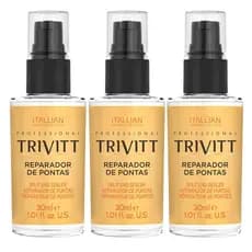 3 Óleo Reparador De Pontas Trivitt Itallian Hairtech
