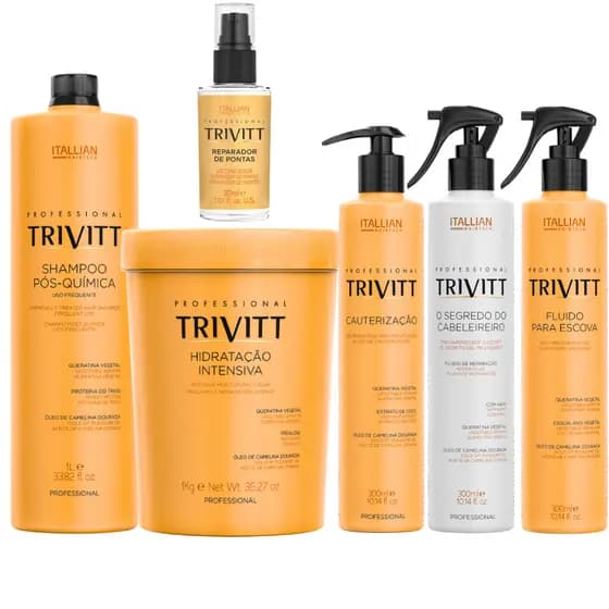 Kit Cauterização Itallian Trivitt Profissional Reconstrução